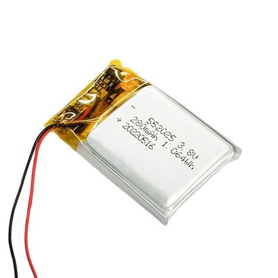 552025 3.8V 280mAh リイオン電池パック デジタル時計のサイクルの寿命 500倍