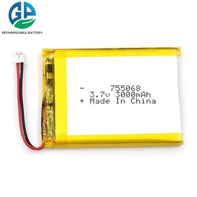 リポリマーKC リチャージ可能なリチウムイオンバッテリーパック 755068 3000Mah