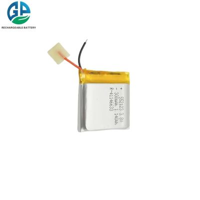 552123 3.7V 300mAh リチウムイオンリポリマーバッテリー 500倍サイクル寿命