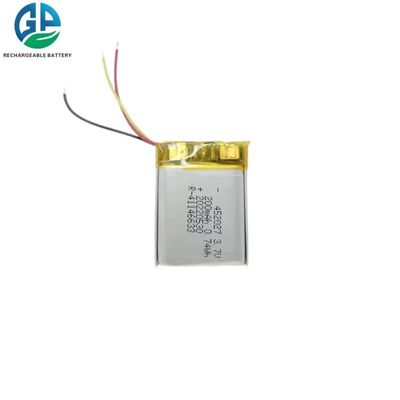 3.7V 200mAh KC認定 リチャージ可能なリチウムポリマーバッテリー