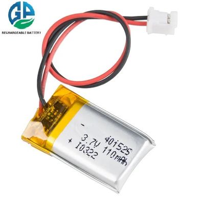 401525 再充電電池パック 110mAh 3.7V KC IEC62133 承認されたリポリチウムポリマー電池