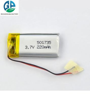 OEM 3.7V 220mAh KC IEC62133 Approved リチャージャブル リチウムポリマー バッテリー パック