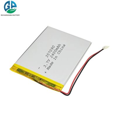 2400mah 3.7v リチウムポリマーバッテリー パック 8.8wh