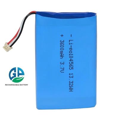 104565 3.7v 3600mah 電源バンク電子機器のためのリポリマー電池