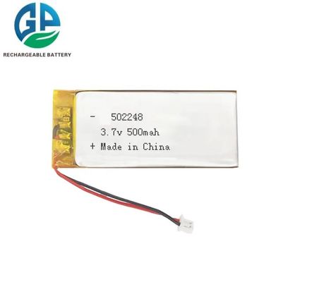 Iec62133 502248 リポリマー電池 1.85wh 3.7v 500mah