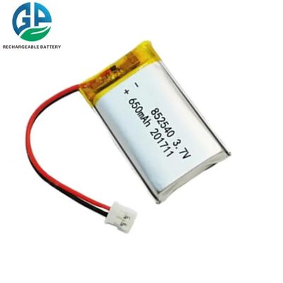 3.7V 650mAh 500回充電可能リチウムポリマーバッテリー LiPoバッテリー デジタル製品用