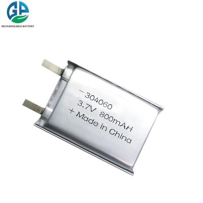 304060 リチウムポリマー バッテリー パック 3.7v 800mah