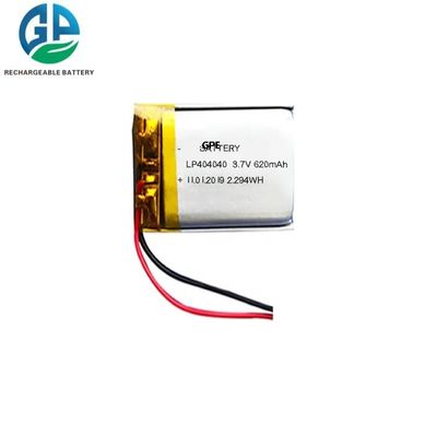 3.7V 620mAh 500倍サイクルライフ POS端末と美容器のためのリチウムポリマーバッテリーパック