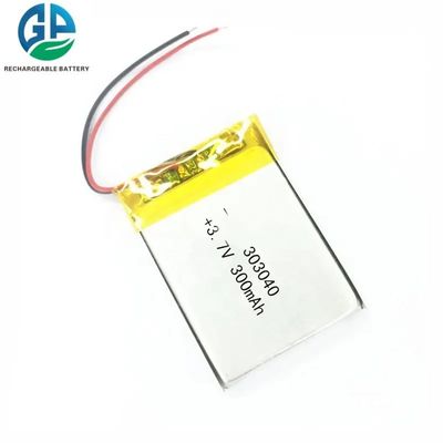99% 効率 3.7V 300mAh 500倍 サイクルライフ カスタム リポバッテリー パック リチウムポリマーバッテリー