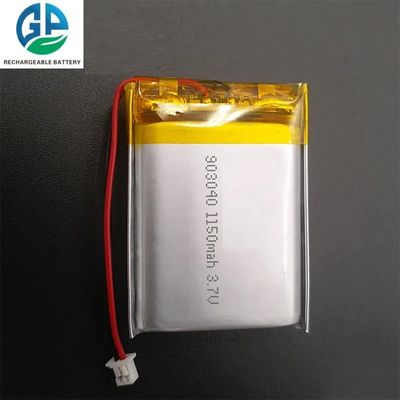 3.7v 1150mah 903040 リッチャージ可能なリポバッテリー 4.07wh