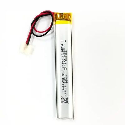 KCは,スマートホームとデジタル製品のための3.7V 520mAhのリポリマー電池を承認しました