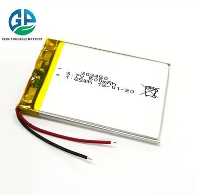 リポリマー KC 再充電可能 3.7V 500Mah 520Mah リチウムイオン電池 303450 3C デジタル電子電池