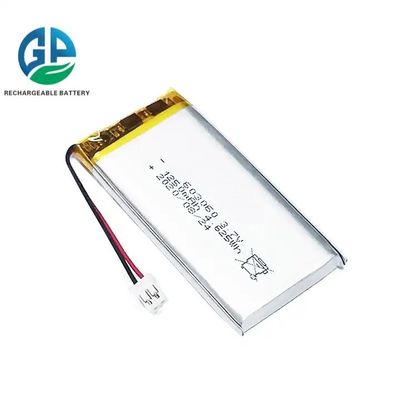 再充電可能な603060 1250mAh 3.7Vポリマーリチウムバッテリー パック KC IEC62133 承認