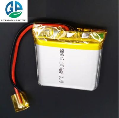 UN38.3認証 1400mAh LiPoバッテリーパック KC CB IEC62133認証 充電式リチウムポリマーバッテリー