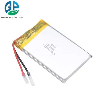 KC認証 3.7V 600mAh 充電式リチウムポリマーバッテリー (PCB付き)