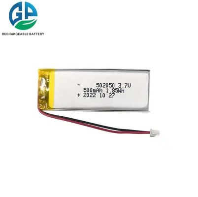 KC 承認 3.7V 500mAh リチウムポリマーバッテリー 再充電可能なリポリマーバッテリーパック