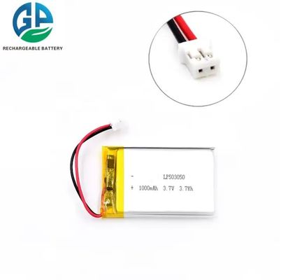KC承認 503050 リチャージ可能なリチウムイオン電池 3.7v 1000mAh リチウムポリマー電池 リチウムイオン電池 制御器用