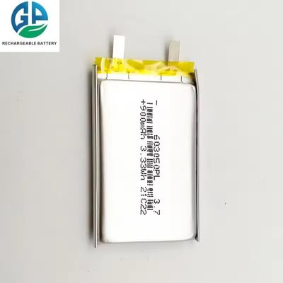 KC CB IEC62133 LP603050 再充電電池パック 900mAh 3.7vポリマーリチウム電池