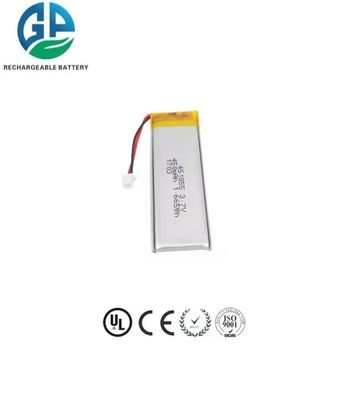 高容量3.7v 450mah リチウムポリマー バッテリー パック 充電可能 スマートウォッチ