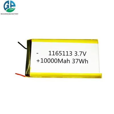 リポリマーバッテリー リッチャージ可能なリポバッテリー 1165113 3.7v 10000mah リポリマーバッテリー パワーバンク用