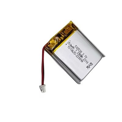 KC CE 承認 502530 3.7V 350mAh リチウムポリマーバッテリー パック リチャージ可能なリポバッテリー