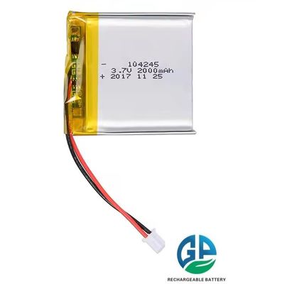 KC 承認 104245 再充電可能な3.7v 2000mah リチウムポリマー リポバッテリー 高品質ポリマーバッテリー パック