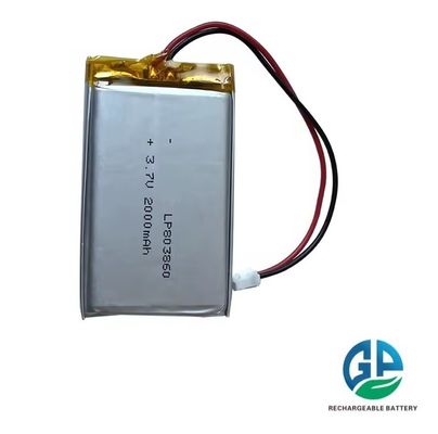 高放電リポバッテリー パック 803860 リポリマーバッテリー 2000mAh 3.7v リッチャージ可能なリポバッテリー