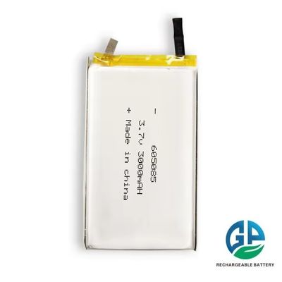 高容量3.7V 再充電可能な3C 5C リポリマーバッテリー 3000mAh 3.7V リポバッテリー 605085