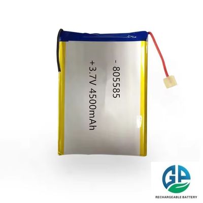 高容量3.7V 4500mAh リチウムイオンポリマー電池 805585 リポリ充電電池