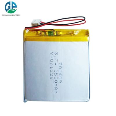 高い放電率 706469 3500mAh リチウム ポリマー電池充電式 Lipo 電池パック