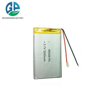 ドローン用充電式リチウムポリマーバッテリーパック 655081 3.7V 3200mAh KC IEC62133認証取得
