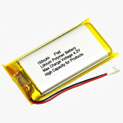 KC認証 3.7V 150mAh リチウムポリマーバッテリー 充電式バッテリー PCBワイヤー付き