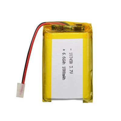 GPSのためのUN38.3 3.7V 2000mAh 103450のリチウム ポリマー電池のパック