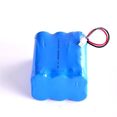 18650 3S2P 11.1V 5200mAh リチウムイオンバッテリーパック (3C高放電レート、電動工具用)