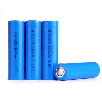 UN38.3 LFP 18650 3.2V 1800mAh 2000mAh LiFePO4電池細胞