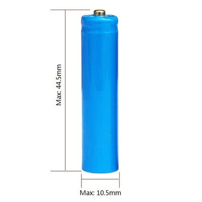 320mAh 3.7V歯ブラシのための再充電可能なAAAのサイズ10440のリチウム イオン電池