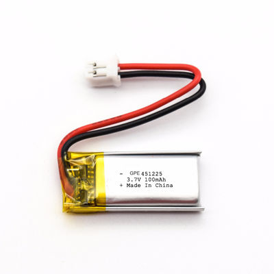 3.7 V 90mah Lipo電池401225のリチウム ポリマー電池のパック