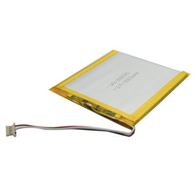 3.7V 3000mAh リチウムポリマーバッテリー、500サイクル、ワイヤーコネクタ PCM NTC 付き