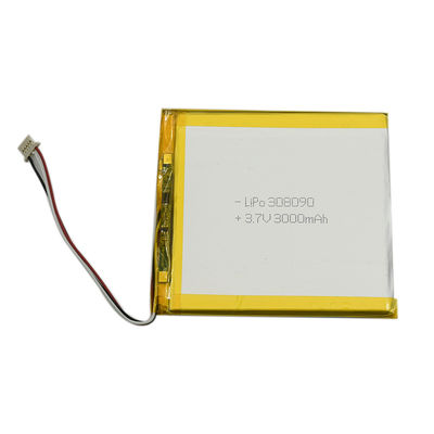 3000mah 3.7 V Lipoの無人機電池308090の充電電池のパック