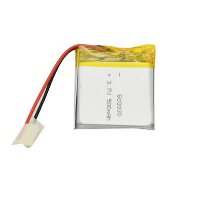 603030 3.7ボルトの李ポリマー電池500mah UN38.3 Lipo電池のパック
