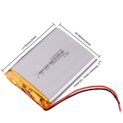 力銀行のための105575個の3.7v李ポリマー電池5800mahのリチウム電池の細胞