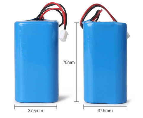 500 サイクル 14.8V 2500mAh 18650 リチウム電池パック 4S1P 太陽光灯と電動工具のための充電電池