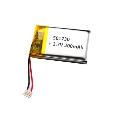 電子おもちゃのための小さい3.7ボルト501730 200mah李ポリマー電池