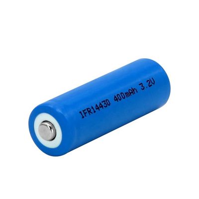 ソーラー用途向け 2000サイクル寿命、14*43mmサイズの3.2V 400mAh LiFePO4バッテリー