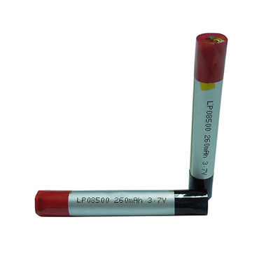 再充電可能な3.7V 260mAh 08500 電子タバコ用 リチウムポリマー リポバッテリー