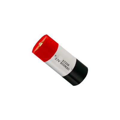 再充電可能なリポバッテリー 3.7V 850mAh リチウムポリマー 17350 電煙用のバッテリー