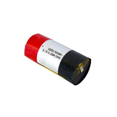 MSDS 900mAh 3.7 V 18350電池10cの円柱リチウム イオン細胞
