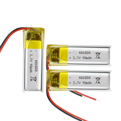 Bluetoothのヘッドホーンのための401030リチウム ポリマー電池3.7V 80mAh