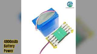 4800mAh リチウムポリマーバッテリーがデバイスに電力を供給