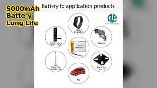 5000mAh 3.7V リチウムポリマーバッテリー長寿命